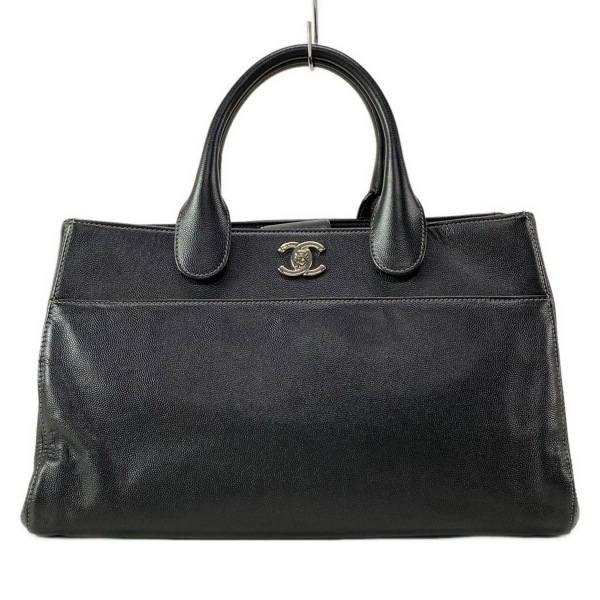 シャネル CHANEL トートバッグ エグゼクティブ 黒 ココマーク/シルバー金具 バッグ拍卖