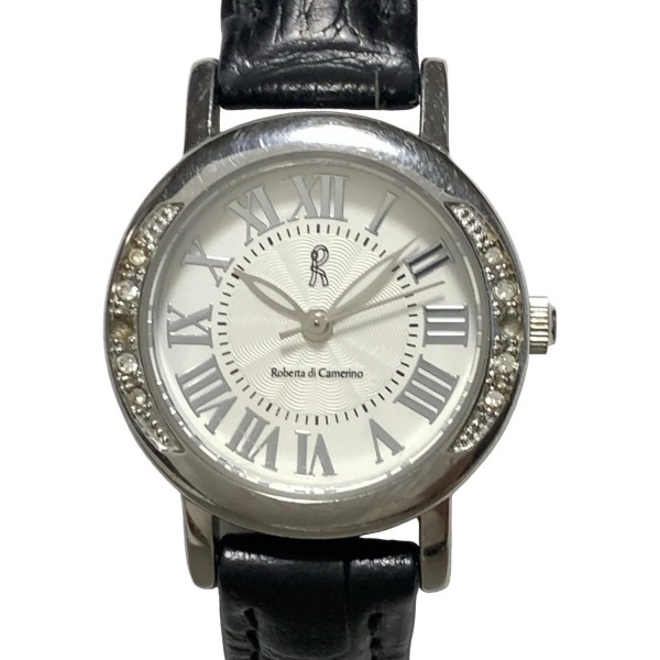 Roberta di camerino(カメリーノ) 腕時計 - RC7043-12 レディース ラインストーン/SS 白拍卖