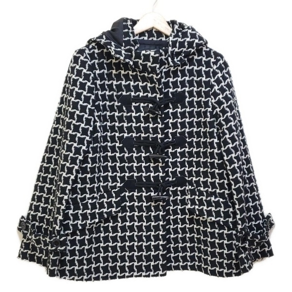 アンタイトル UNTITLED ダッフルコート サイズ2 M - 黒×白 レディース 長袖/秋/冬 美品 コート拍卖