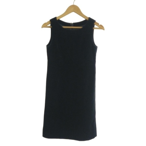 バーニーズ BARNEYSNEWYORK サイズ40 M - 黒 レディース クルーネック/ノースリーブ/ひざ丈 ワンピース拍卖