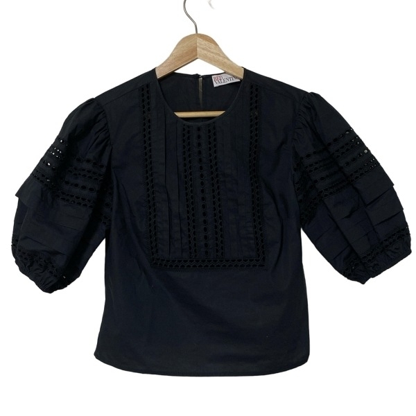 レッドバレンチノ RED VALENTINO 長袖カットソー サイズ40 M - 黒 レディース クルーネック トップス拍卖
