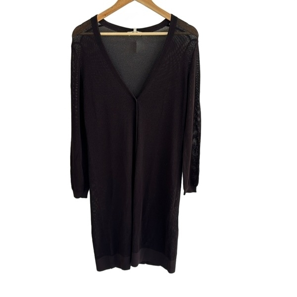 エポカ EPOCA カーディガン サイズ40 M - ダークブラウン レディース 長袖/ロング丈 美品 トップス拍卖