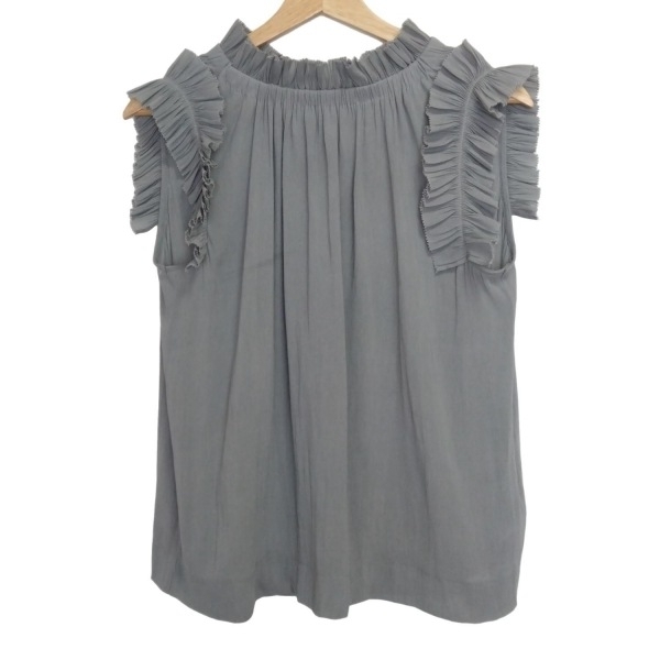 フレイアイディー FRAY I.D 半袖カットソー サイズF - グレー レディース フリル トップス拍卖