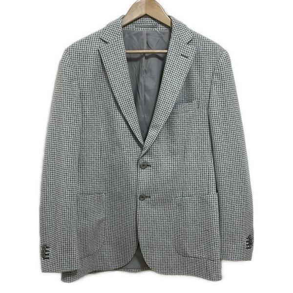 ボッジ BOGGI サイズ48 XL - ライトグレー×グレー メンズ 長袖/千鳥格子柄/秋/冬 ジャケット拍卖