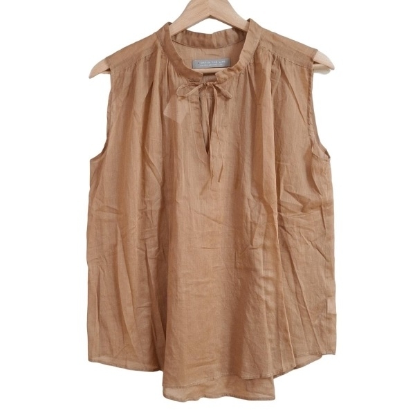 ユナイテッドアローズ UNITED ARROWS ノースリーブカットソー - ブラウン レディース 美品 トップス拍卖