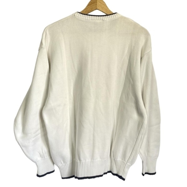 ダンヒル dunhill/ALFREDDUNHILL 長袖セーター/ニット - 白×黒 メンズ 美品 トップス拍卖