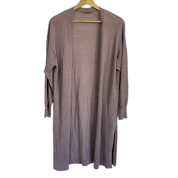 セオリーリュクス theory luxe カーディガン サイズ38 M - ライトパープル レディース 長袖/ロング丈 美品 トップス拍卖