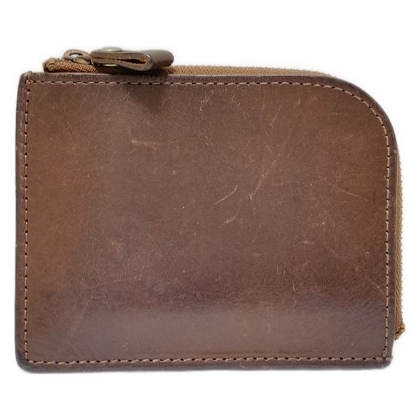 ツチヤカバンセイゾウショ 土屋鞄製造所 コインケース - レザー ダークブラウン L字ファスナー 財布拍卖