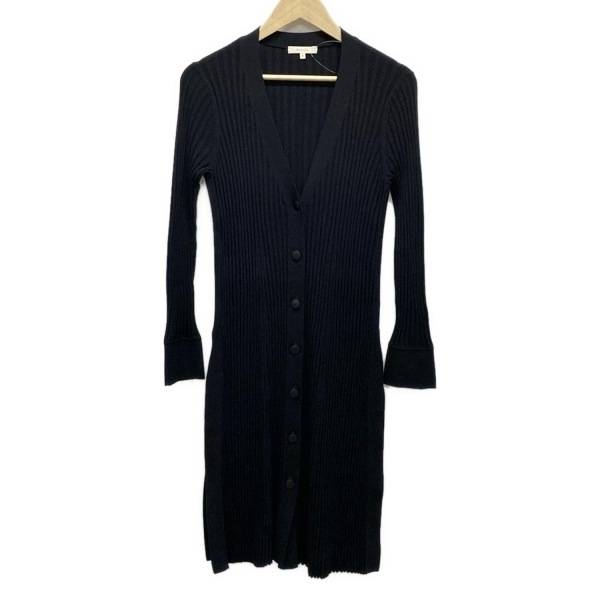 エポカ EPOCA カーディガン サイズ40 M - 黒 レディース 長袖/ニット/ロング丈 美品 トップス拍卖