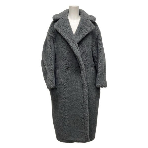 マックスマーラ Max Mara サイズXS 101615236 テディベア アイコンコート ウール、アルパカ ダークグレー レディース 長袖/冬 コート拍卖