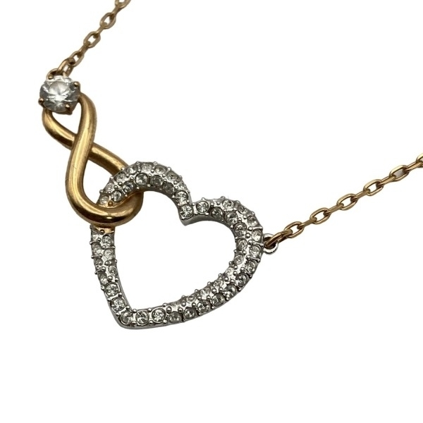 スワロフスキー SWAROVSKI ネックレス - ゴールド×クリア ハート アクセサリー(首)拍卖