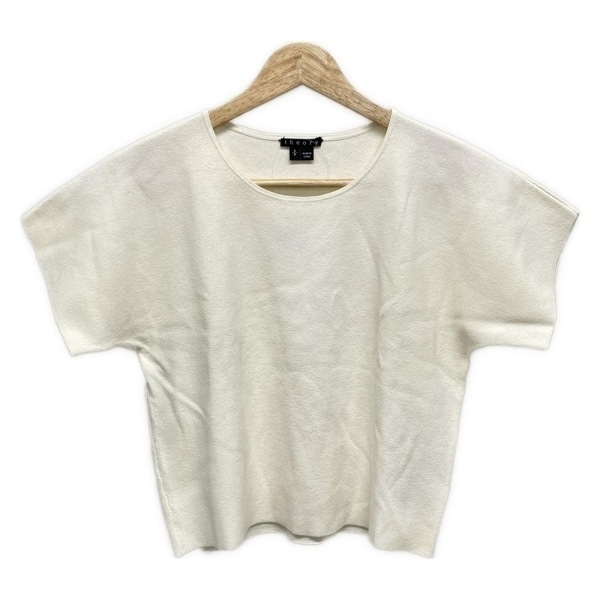 セオリー theory 半袖カットソー サイズS - アイボリー レディース トップス拍卖