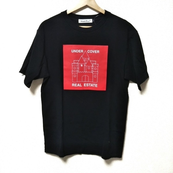 アンダーカバー UNDER COVER 半袖Tシャツ サイズ2 M - 黒×レッド×白 メンズ クルーネック トップス拍卖
