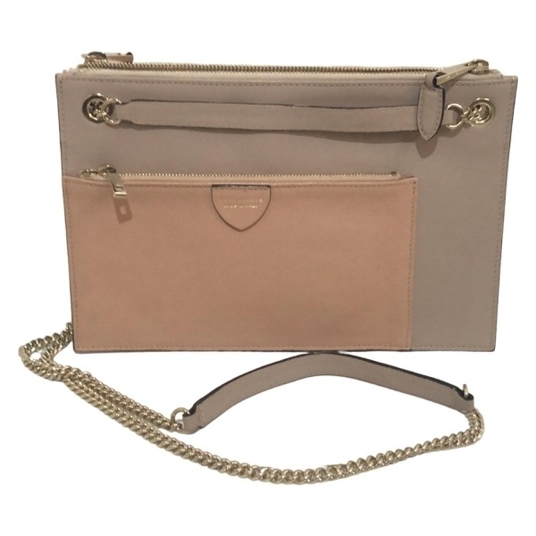 マークジェイコブス MARC JACOBS ショルダーバッグ - レザー ピンクベージュ×ライトピンク チェーンショルダー バッグ拍卖