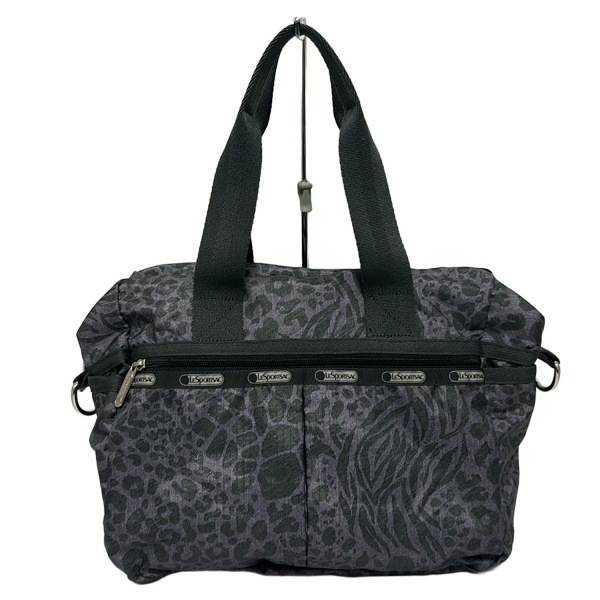 レスポートサック LESPORTSAC ハンドバッグ - ダークグレー×ダークグリーン 美品 バッグ拍卖
