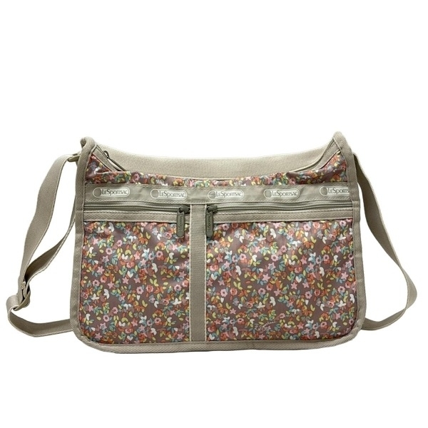 レスポートサック LESPORTSAC ショルダーバッグ - ダークブラウン×グレーベージュ×マルチ 美品 バッグ拍卖