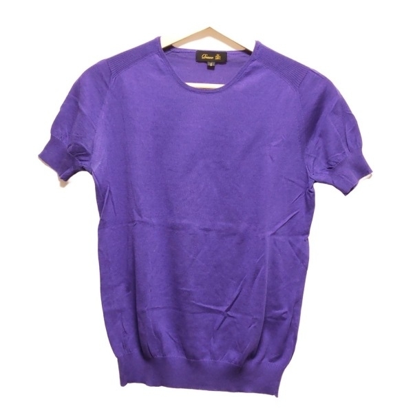 ドゥロワー Drawer 半袖カットソー サイズ1 S - パープル レディース クルーネック トップス拍卖