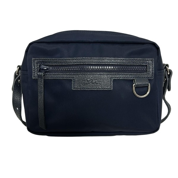 ロンシャン LONGCHAMP ショルダーバッグ - レザー ネイビー ミニバッグ バッグ拍卖