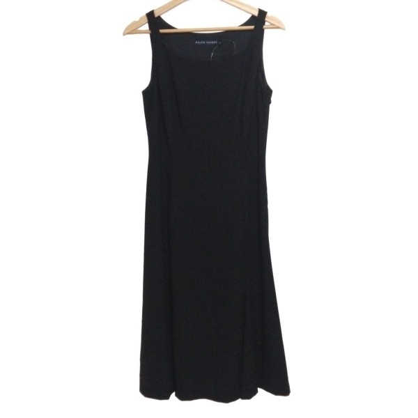 ラルフローレン RalphLauren サイズ11 M - 黒 レディース クルーネック/ノースリーブ/ロング ワンピース拍卖