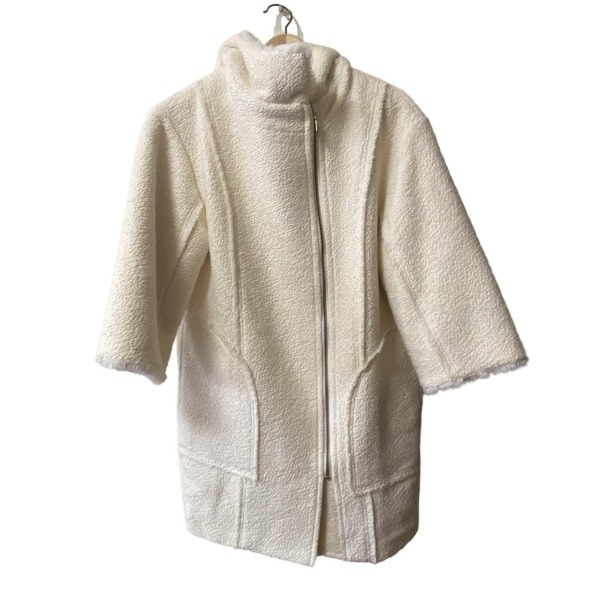 マルシャル・テル MARECHAL TERRE サイズ2 M - アイボリー レディース 長袖/ジップアップ/冬 コート拍卖