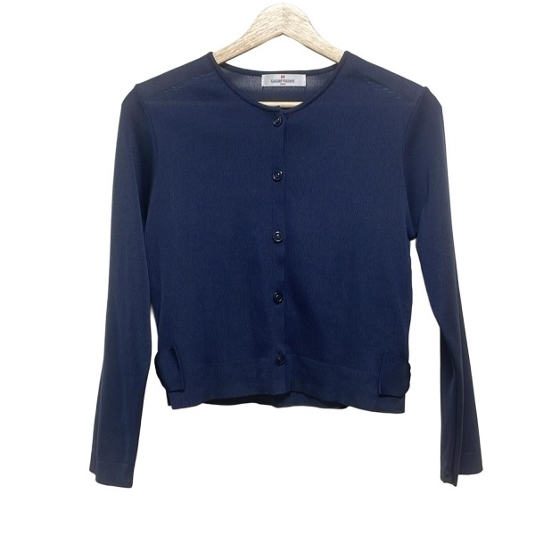 ギャラリービスコンティ GALLERYVISCONTI カーディガン サイズ2 M - ダークネイビー レディース 長袖/リボン 美品 トップス拍卖