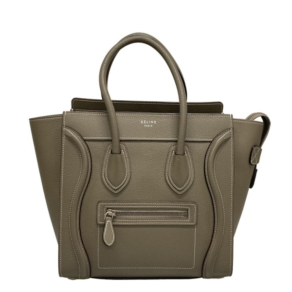 セリーヌ CELINE ハンドバッグ 167793DRU.09SO ラゲージマイクロショッパー スリ(グレージュ) バッグ拍卖