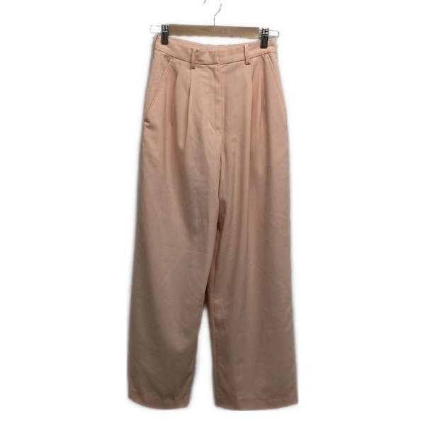 クラネ CLANE パンツ サイズ0 XS - ライトピンク レディース フルレングス ボトムス拍卖