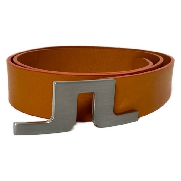 ジェイリンドバーグ J.LINDEBERG 95 - レザー オレンジ×シルバー ベルト拍卖