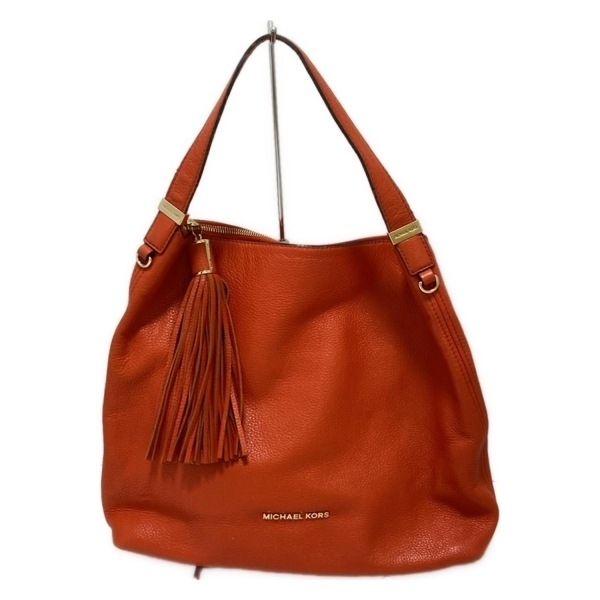 マイケルコース MICHAEL KORS ショルダーバッグ - レザー オレンジ バッグ拍卖