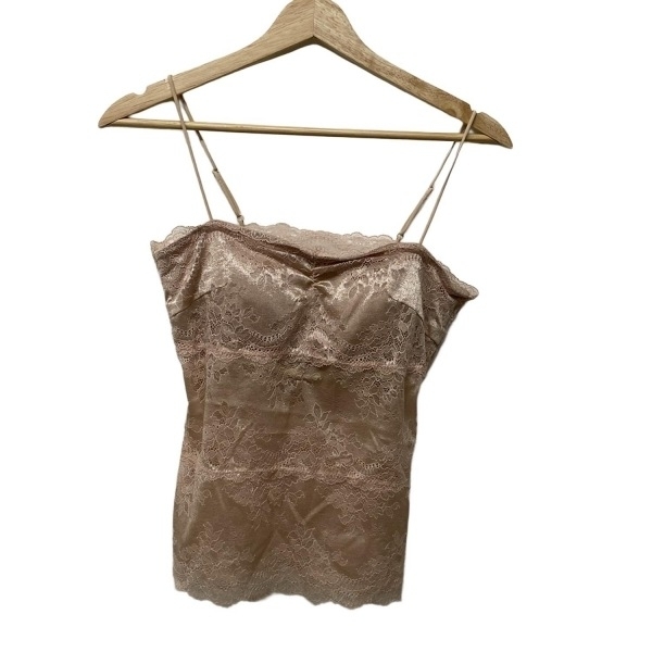 セルフォード CELFORD キャミソール サイズ38 M - ピンクベージュ レディース 総レース 美品 トップス拍卖