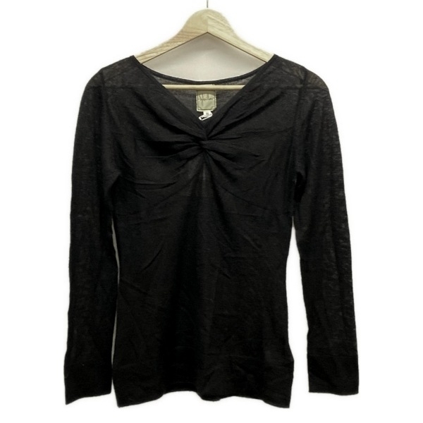 シビラ Sybilla 長袖セーター/ニット サイズM - 黒 レディース Vネック/カシミヤ トップス拍卖