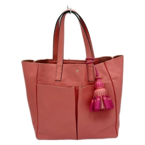 アニヤハインドマーチ Anya Hindmarch トートバッグ - レザー ピンク バッグ拍卖
