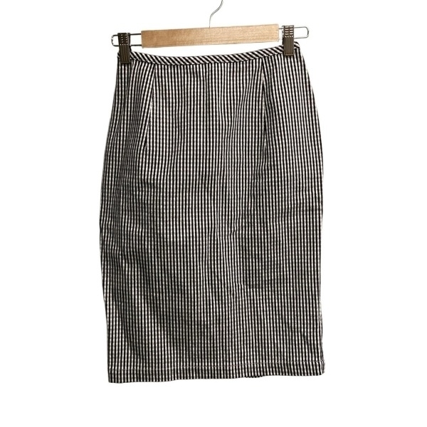 フレイアイディー FRAY I.D スカート サイズ1 S - 白×黒 レディース ひざ丈/ストライプ 美品 ボトムス拍卖