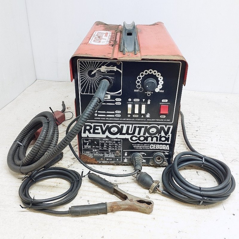 CEBORA チェボラ REVOLUTION Combi 半自動溶接機 MIG MAG 200V ジャンク拍卖