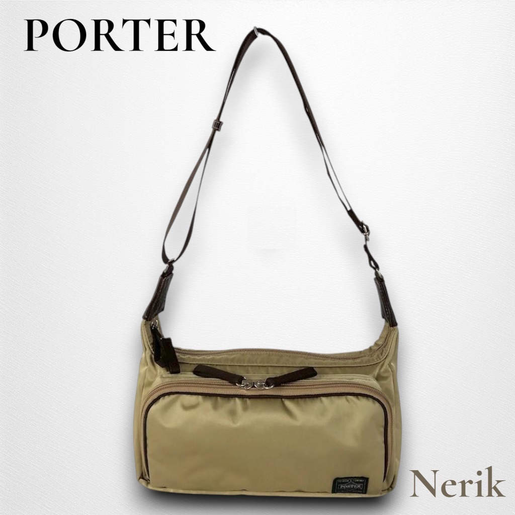 PORTER ポーター ショルダーバッグ ベージュ メンズ ブランド拍卖
