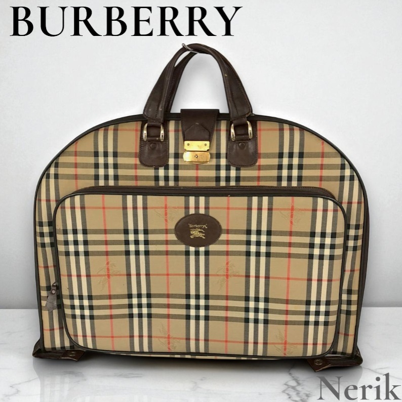 【高級】 BURBERRY バーバリー ノバチェック ガーメントケース メンズ ブランド 人気 定番 ステータス 送料無料!拍卖