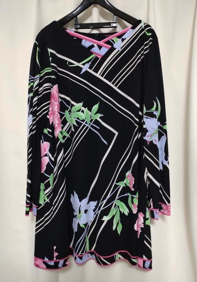 【極美品】レオナール カンカン 総柄チュニック 42拍卖