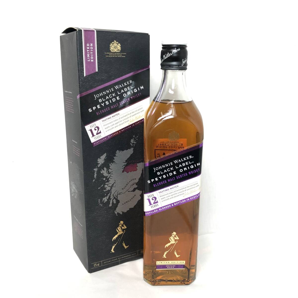 *【未開栓】JOHNNIE WALKER ブラックラベル 12年 スペイサイド オリジン スコッチ ウイスキー 700ml 42% 古酒 ジョニーウォーカー お酒拍卖