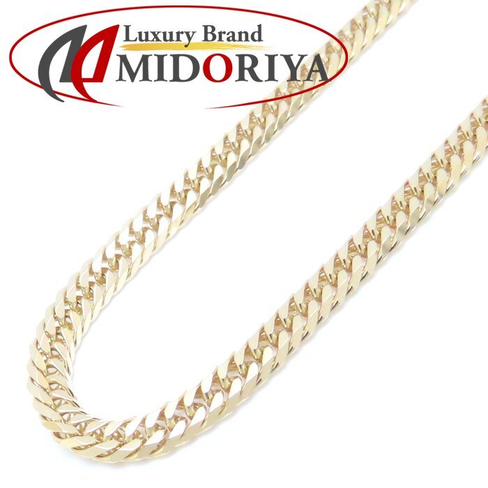 喜平ネックレス K18YG イエローゴールド 6面 ダブル 50.5cm 20.9g/76104【中古】拍卖