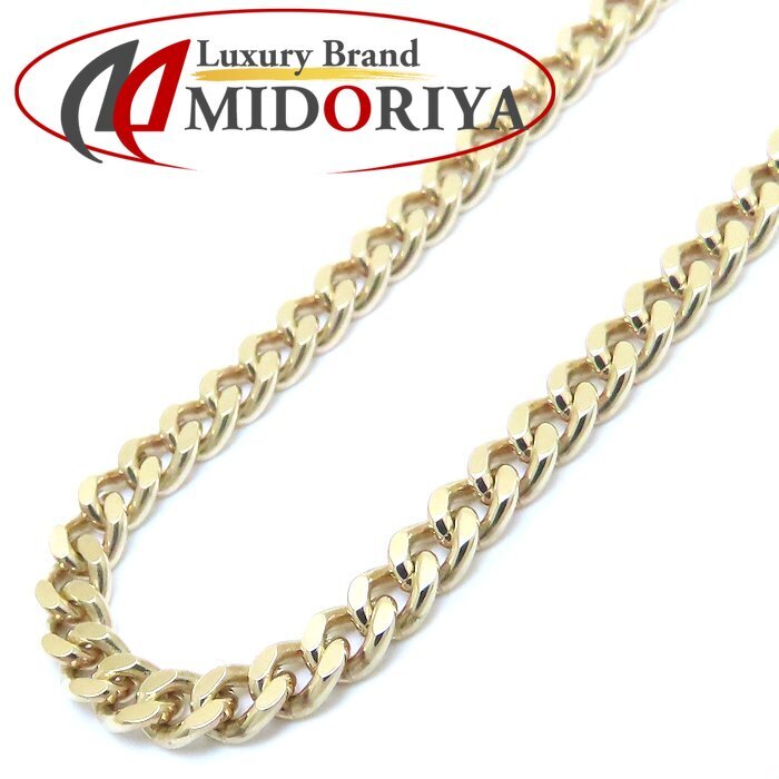 喜平ネックレス K18YG イエローゴールド メンズ 2面 シングル 59.5cm 30g/76290【中古】拍卖