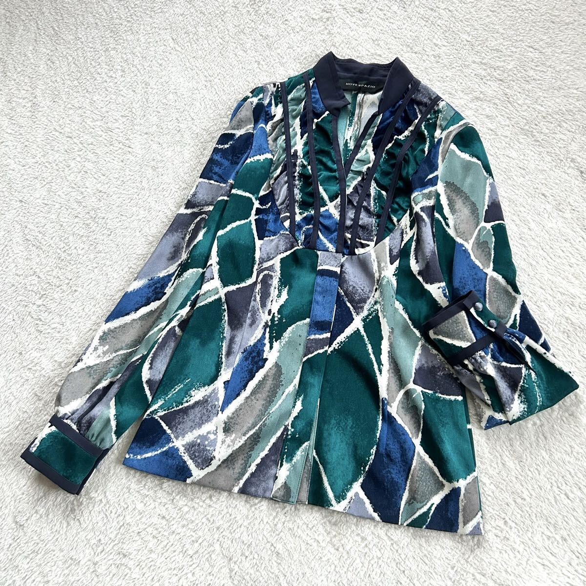 ノーベスパジオ シャツ ブラウス 38 トップス NOVESPAZIO拍卖