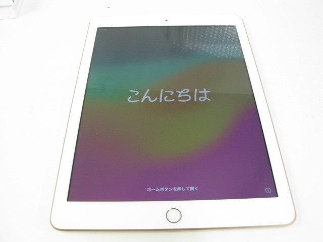 良品 SIMフリー iPad6 Wi-Fi+Cellular 32GB 9.7インチ ゴールド A1954 【no4965】拍卖