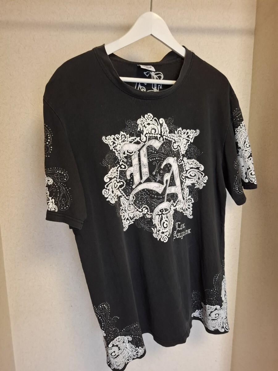 LA  Tシャツ 半袖Tシャツ XL ブラック格安です!拍卖
