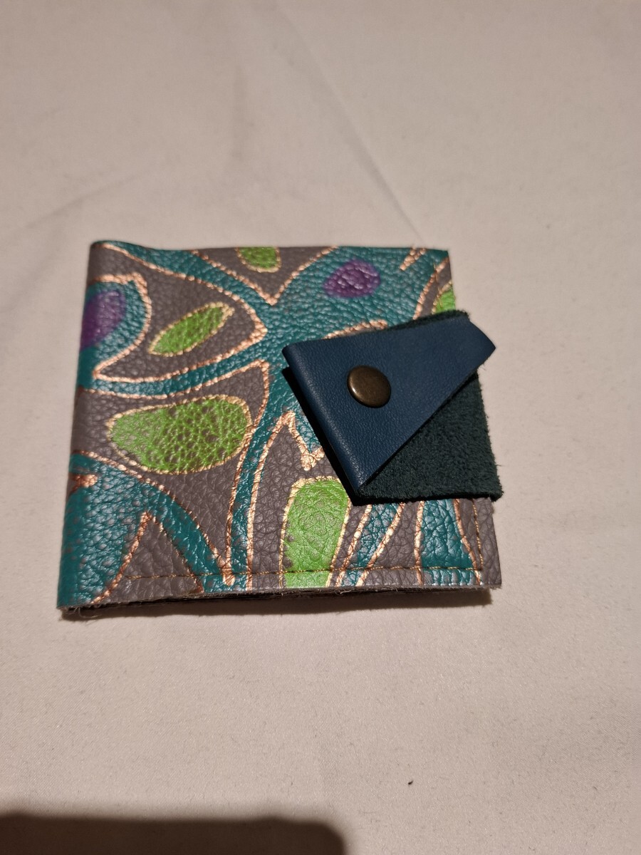 財布革、一点もの手づくり。 レザー ハンドメイド良質革 格安です!拍卖