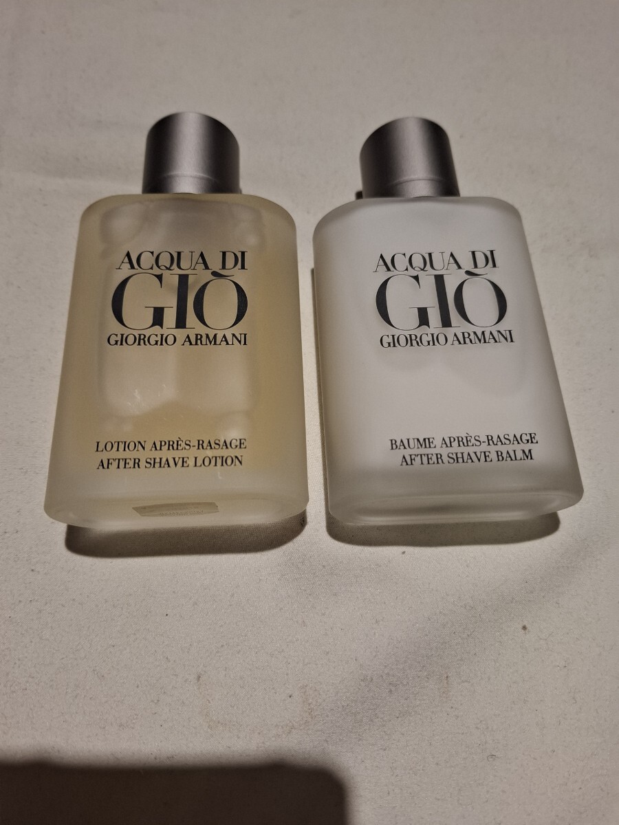 GIORGIO ARMANI アクア ディジオ プールオム アフターシェーブローション 100ml アクア ディジオ プールオムアフターシェーブバーム 100ml 拍卖