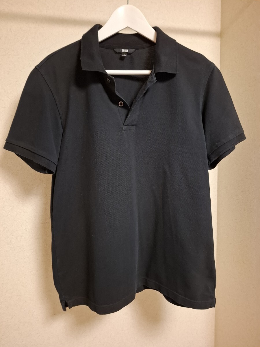 ユニクロ ポロシャツ 半袖ポロシャツ 黒 L格安です!お役立てくださいませ。拍卖