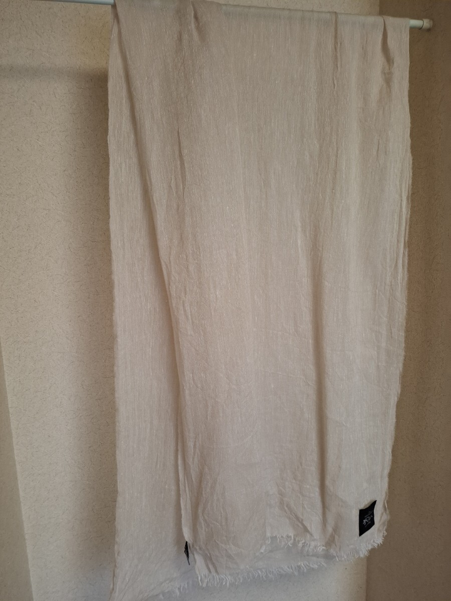 メゾンドリーファー ショール スカーフ  ベージュ カシミア45大人かわいい感じです。格安!お役立てくださいませ。拍卖