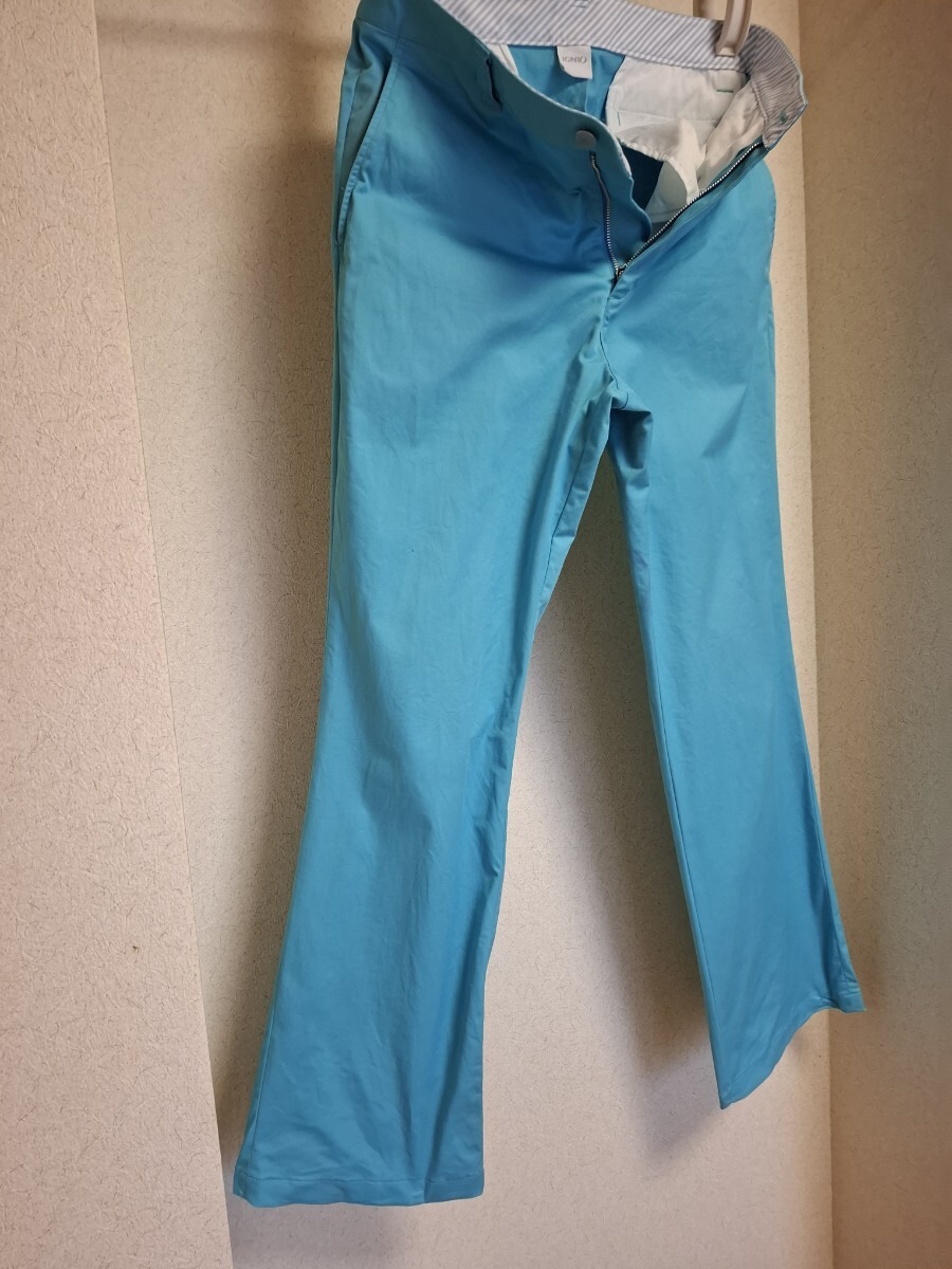 IGNIO ゴルフパンツ  ゴルフウェア  ライトブルーほぼ新品!カッコいいですよ!お買い得です!格安!拍卖