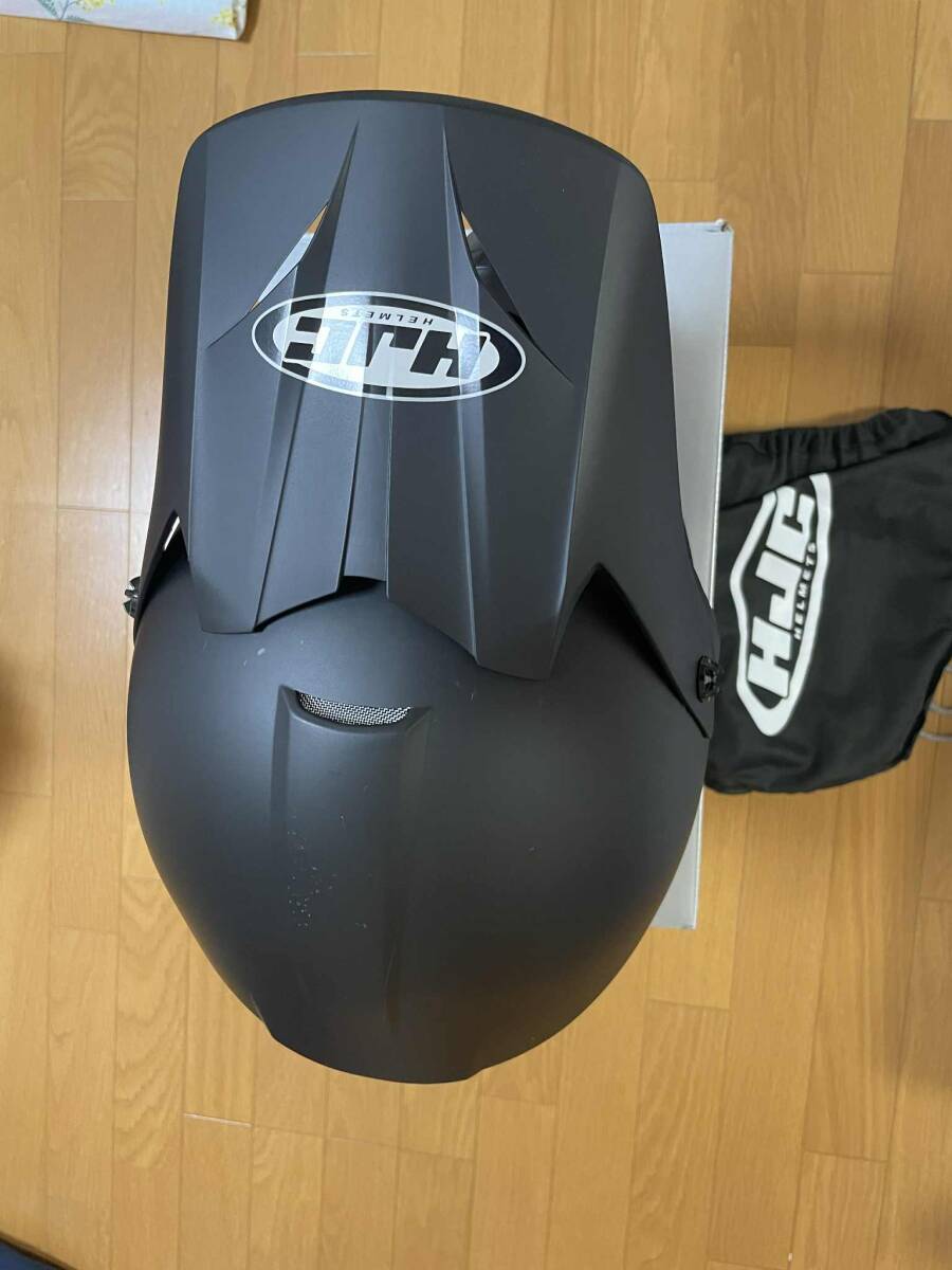 HJC バイクヘルメット オフロード セミフラットブラック (サイズ:L) CS-MXII SOLID(ソリッド) HJH102拍卖