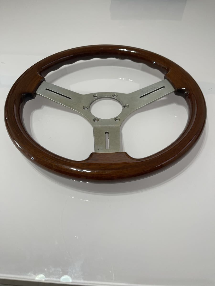 sold4/4ナルディ ナルディクラシック ウッドステアリング ウッドハンドル Φ33 NARDI 330mm 小径 木製 拍卖